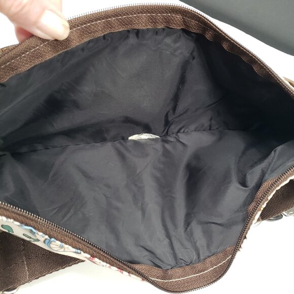 LeSportsac Bicycle Crossbody Bag Strap w/ Pockets Fannypack Belt Bag - Picture 7 of 8